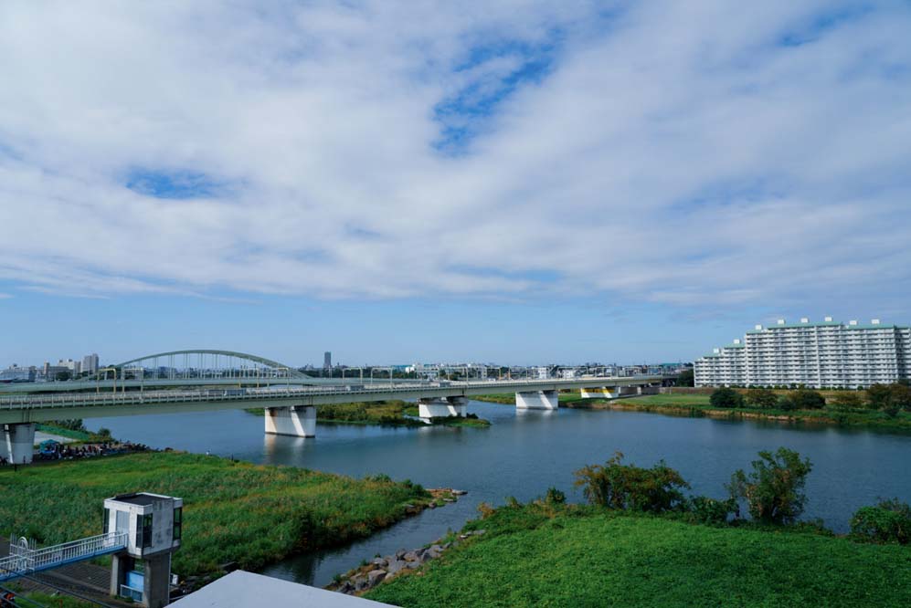 多摩川沿いのロケーション